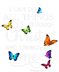 I Can Do All Things Through Christ Butterfly Sustainable Knit Beanie