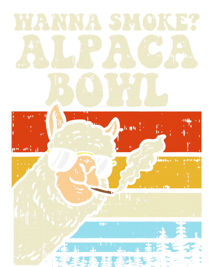 Alpaca Bowl Weed Funny Cannabis 420 Stoner Gift T-Shirt