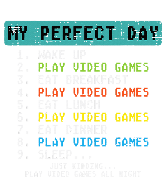 My Perfect Day Play Video Games Premium Hoodie