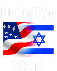 American Flag Israel Flag United We Stand With Israel Valucap Bio-Washed Visor