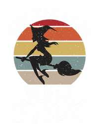 Why Yes I Can Drive A Stick Funny Witch Halloween Saying Gift Tall T-Shirt