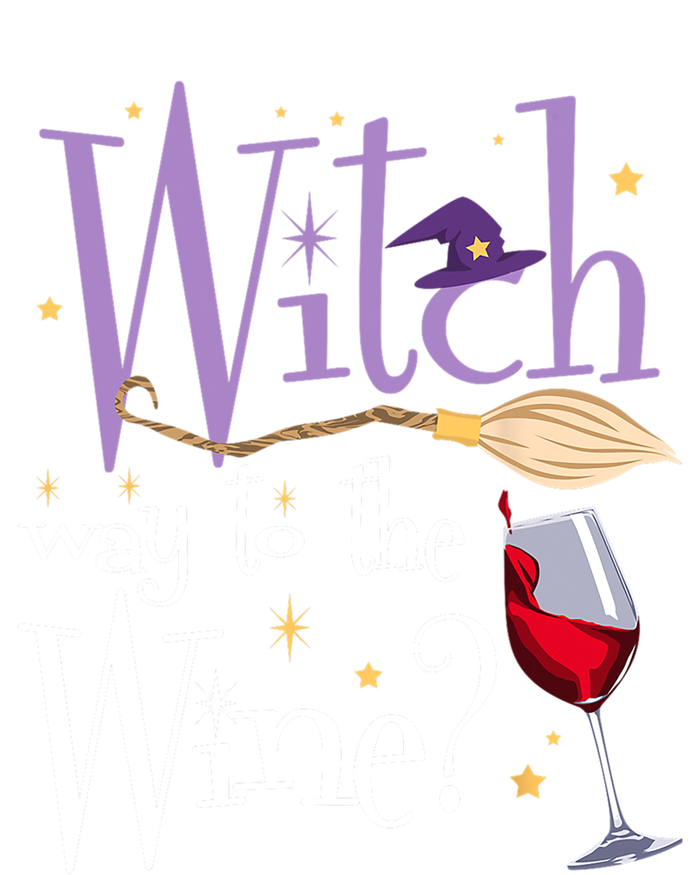 Witch Way To The Wine Halloween Ing For Wiccan Witches Gift Kids Long Sleeve Shirt