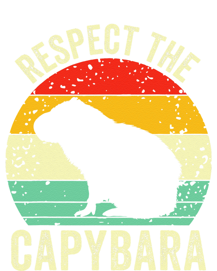 Capybaras Respect The Capybara Cavy Rodent Lover  Youth Performance Sprint T-Shirt