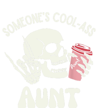 SomeoneS Cool Ass Aunt Cool Auntie Club Skull Skeleton Womens CVC Long Sleeve Shirt