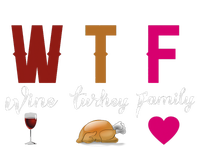 Wtf Wine Turkey Family Funny Thanksgiving Hostess Gift 7-Panel Snapback Hat