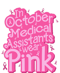 In October Medical Assistant wear pink CMA Breast Cancer T-Shirt