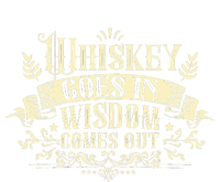 Whiskey Goes In Wisdom Comes Out Drinker Drinking Whisky Long Sleeve Pajama Set