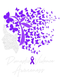 Domestic Violence Awareness Gifts Purple Butterflies Womens California Wash Sweatshirt