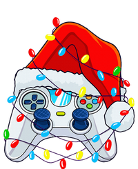 Video Game Controller Christmas Santa Hat Gamer Dry Zone Grid Polo