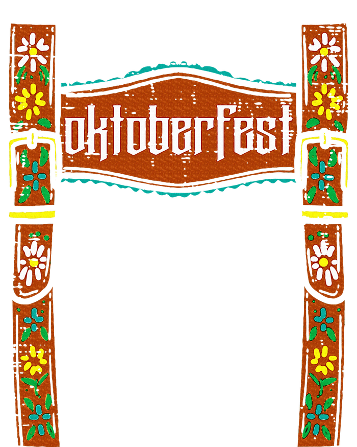 oktoberfest cute german bavarian Tie-Dye Long Sleeve Shirt