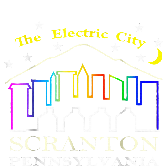 The electric city scranton pennsylvania Striped Beanie with Solid Band