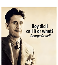 George Orwell Boy Did I Call It Or What Elon Musk Urban Pullover Hoodie