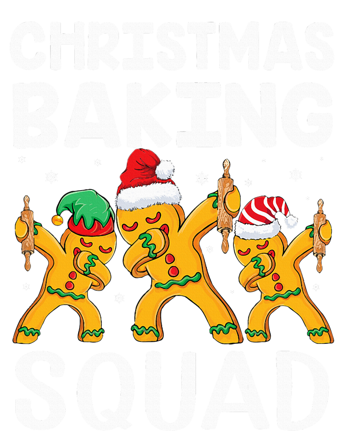 Christmas Cookie baking team squad Dabbing Gingerbread Man Ladies PosiCharge Competitor Racerback Tank