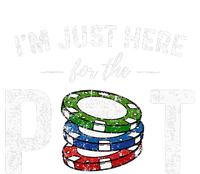 Poker I'm Just Here For The Pot Funny Kids Long Sleeve Shirt