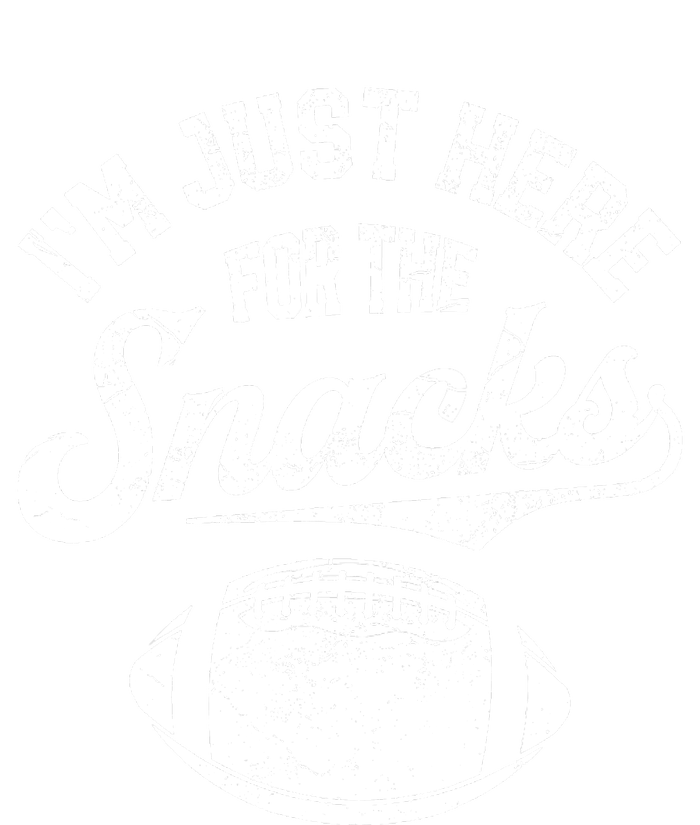 IM Just Here For The Snacks Funny Fantasy Football League Striped Beanie with Solid Band