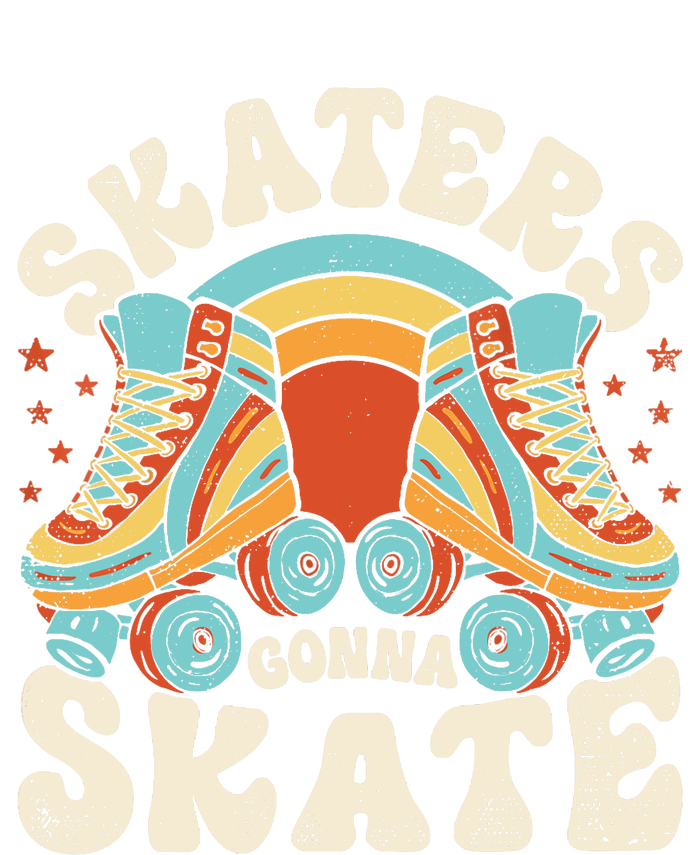 Roller Skating Funny Skaters Gonna Skate Retro 70s 80s Girl T-Shirt