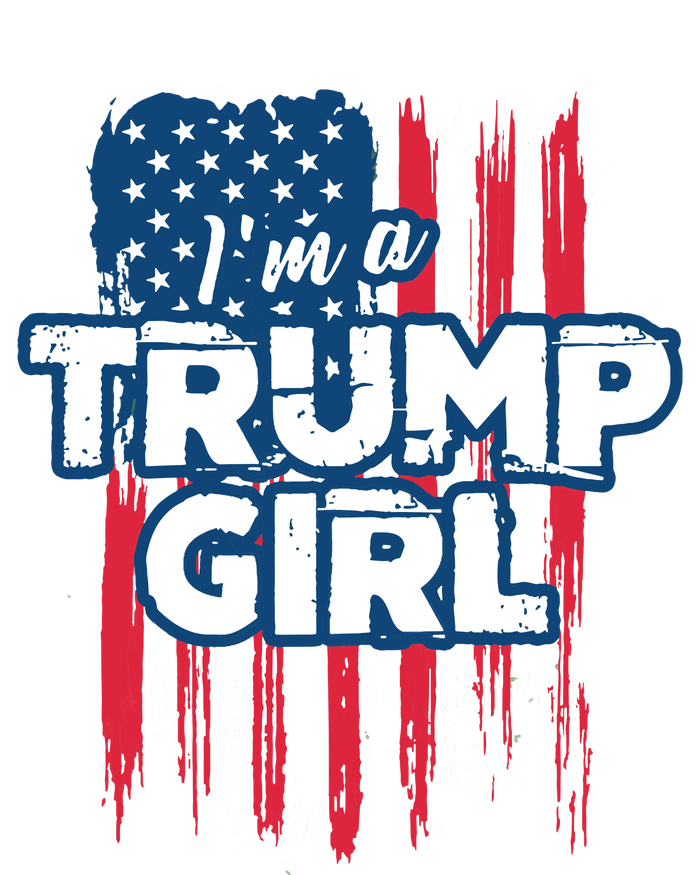 Im A Trump Girl Tie-Dye Long Sleeve Shirt