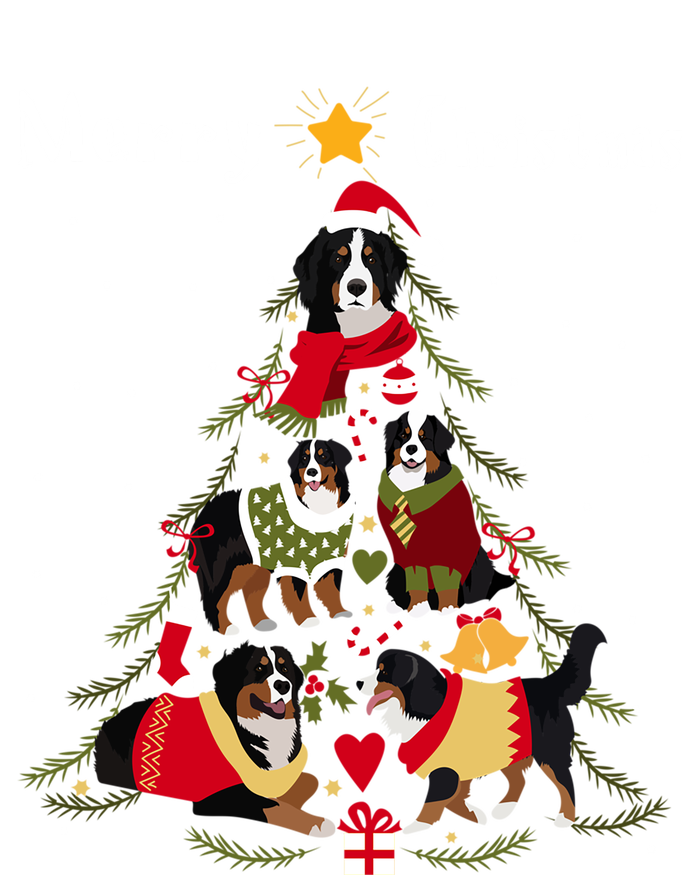 Bernese Mountain Dog Christmas Tree Xmas Gift Sweatshirt