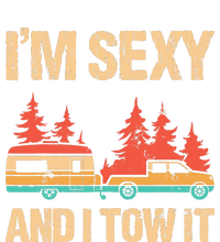 IM Sexy And I Tow It Bigfoot Camp Trees Hike Hiking Camping Large Microfiber Waffle Golf Towel