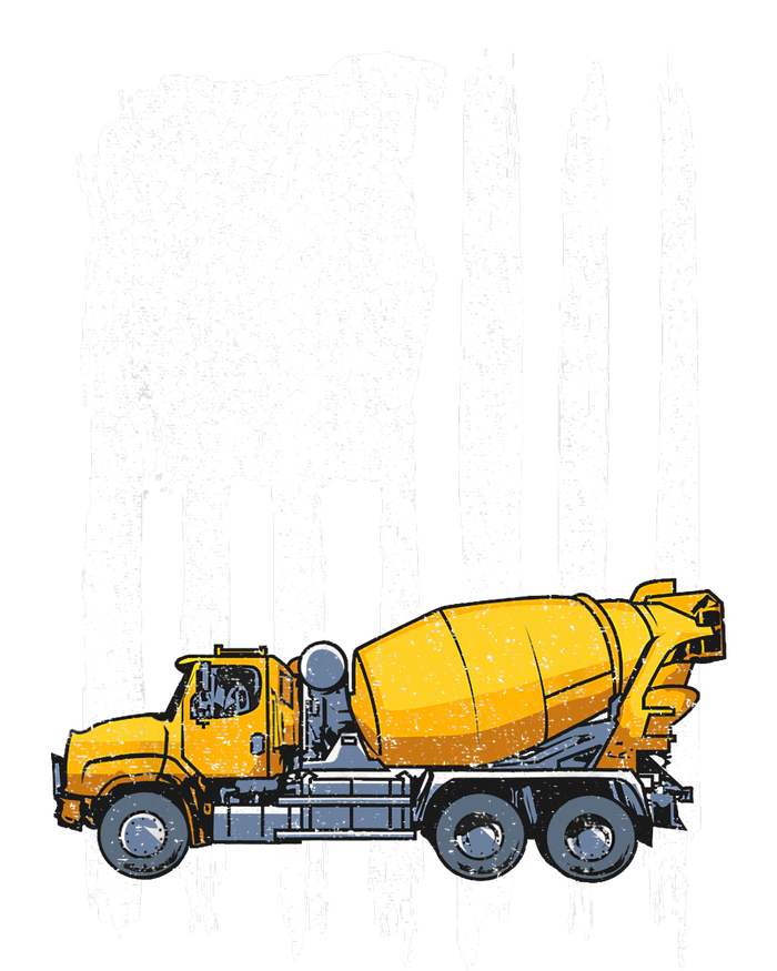 Patriotic Cement Truck Driver Concrete Mixer American Flag Ladies Essential Tank