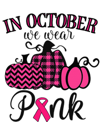 In October We Wear Pink Thanksgiving Breast Cancer Awareness T-Shirt