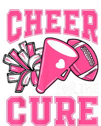 Cheer For The Cure Breast Cancer Awareness Cheerleader Funny Premium Hoodie