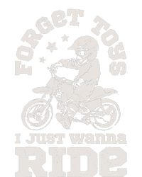 Forget Toys I Just Wanna Ride Dirt Bike Rider Boy Motocross T-Shirt