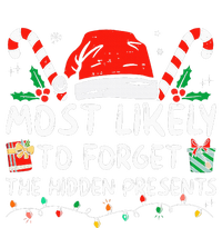 Most Likely To Forget The Hidden Presents Family Christmas Women's Long Sleeve Flannel Pajama Set 