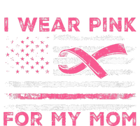 I Wear Pink For My Mom American Flag Breast Cancer Support Daily Commute Backpack