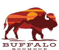 Buffalo Roundup Custer State Park South Dakota Sunset Womens CVC Long Sleeve Shirt