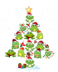 Cute Frog Christmas Tree Decor Xmas Tree Gift Striped Beanie with Solid Band