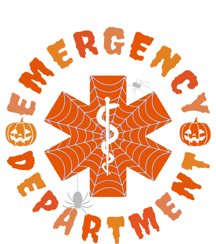 Emergency Department Halloween Emergency Room Nursing Nurse Grommeted Golf Towel