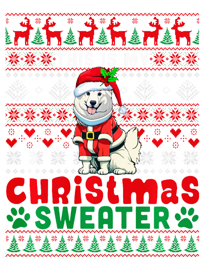 My Christmas Sweater Costume Santa Samoyed Lover Owner Women's T-Shirt