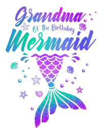 Grandma Of The Birthday Mermaid Family Matching Birthday T-Shirt