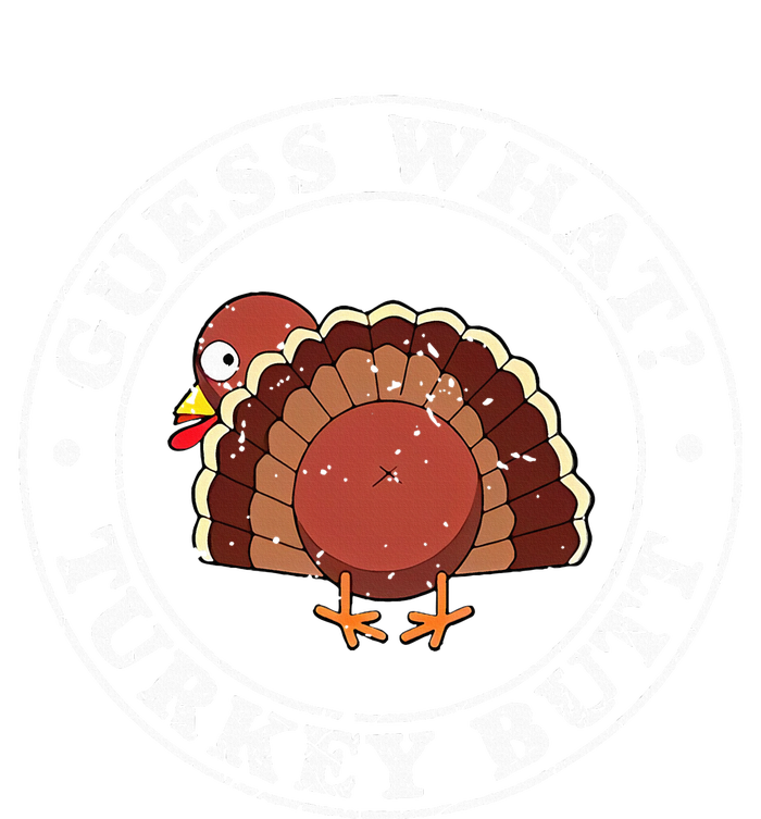 Funny Thanksgiving Guess What Turkey Butt Dry Zone Grid Polo