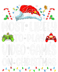 Funny Gamer Most Likely To Play Video Games On Christmas Cooling Performance Crew T-Shirt