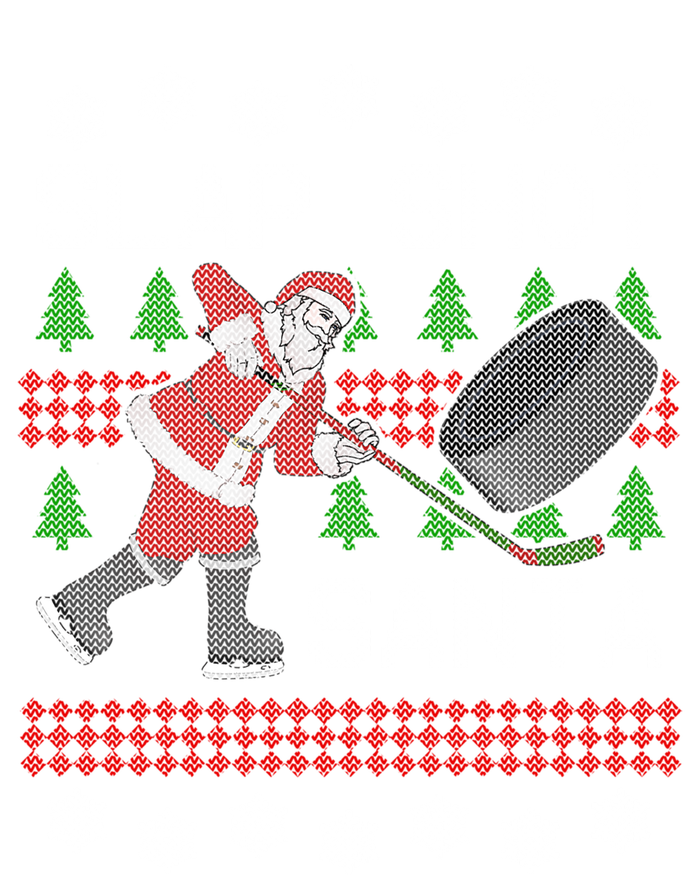 Funny Santa Hockey Puck Ugly Christmas Slap Shot Santa Gift Magnet