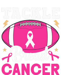 Footbal Tackle Breast Cancer Awareness Pink Ribbon October T-Shirt