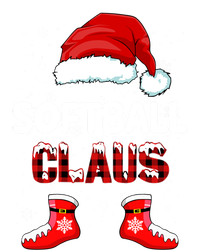 Funny Softball Santa Claus Christmas Matching Family Pajamas Gift T-Shirt