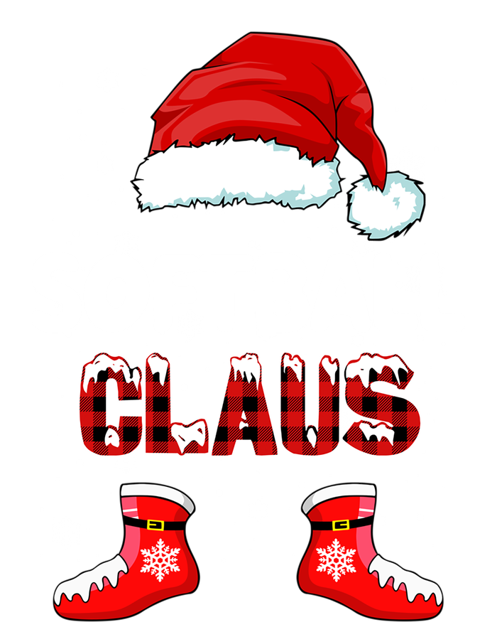 Funny Softball Santa Claus Christmas Matching Family Pajamas Gift T-Shirt