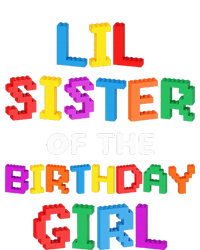 Lil Sister of the Birthday Girl Master Builder Bricks Blocks  7-Panel Snapback Hat