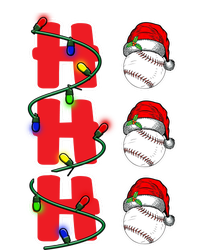 Holiday 365 Christmas Softball Ho Ho Ho Santa Hat Sport Funny Gift T-Shirt