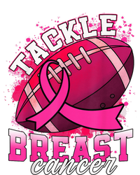 Tackle Breast Cancer Awareness Pink Ribbon Football Boy Kid Pom Pom 12in Knit Beanie