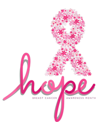 Hope Breast Cancer Awareness Shirt Pink Flowers Ribbon Sustainable Bucket Hat