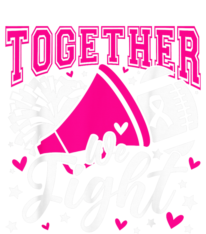 Together We Fight Breast Cancer Awareness Pink Ribbon Wo Short Acrylic Beanie