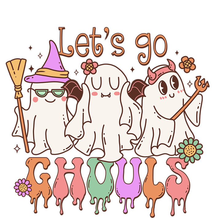 LetS Go Ghouls Funny Halloween Cute Ghost Costume Retro Gift T-Shirt