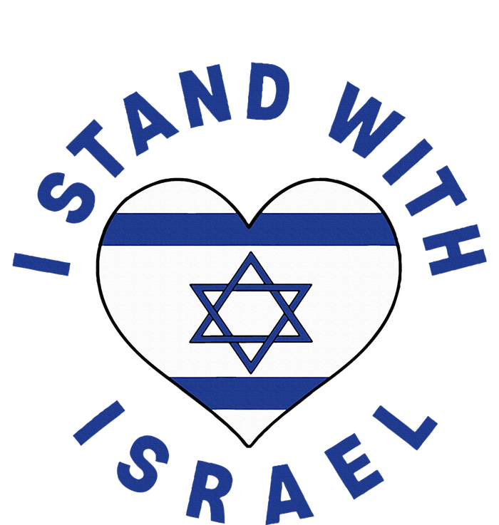 Support Israel I Stand With Israel Israeli Flag Ladies Essential Flowy Tank