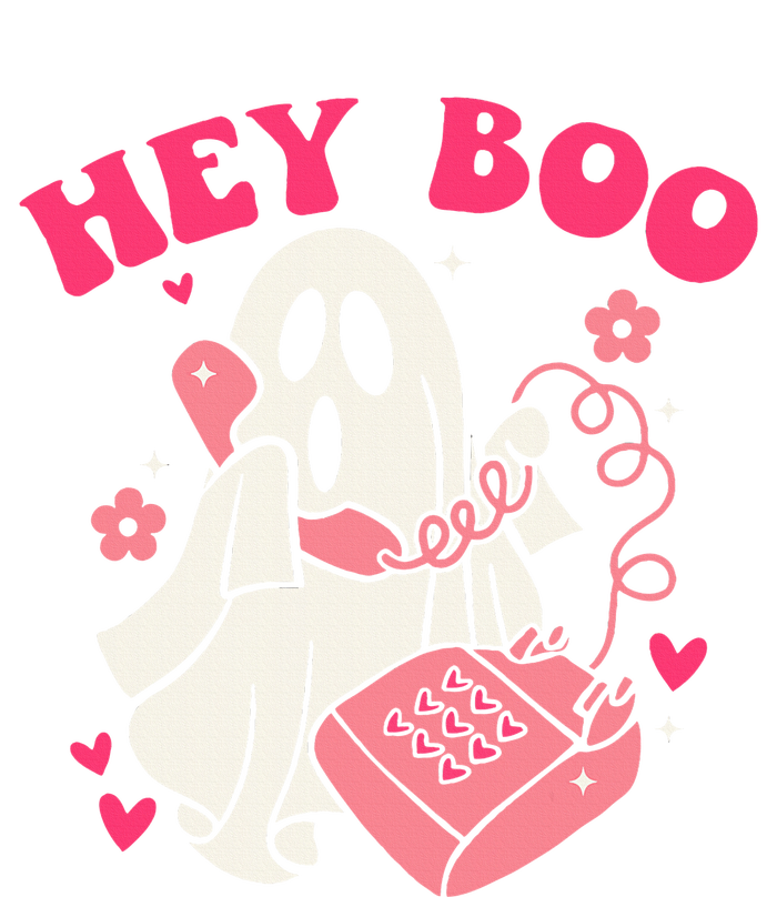 Groovy Hey Boo Cute Ghost Funny Halloween T-Shirt