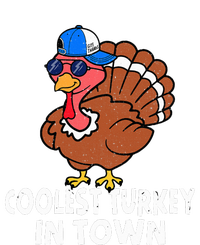 Coolest Turkey In Town Funny Turkey Thanksgiving Toddler T-Shirt