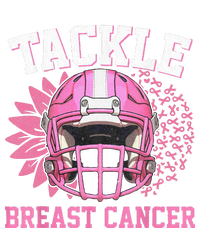 Tackle Football Pink Ribbon Breast Cancer Awareness Ceramic Bell Ornament